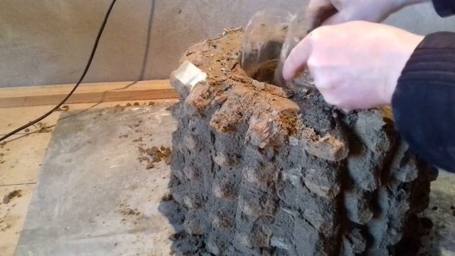 Make a beautiful flower box with cement and egg tray/Tuxm karopkasidan gul tvak yasash. смотреть онлайн