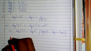 Find log of a number without Log table and Calculator