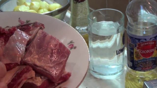ГОВЯЖЬИ РЕБРЫШКИ С КАРТОШКОЙ / РЕЦЕПТ РЕБРЫШЕК