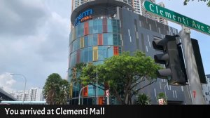 Parc Clematis 8 min walking route to MRT