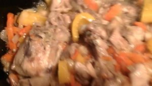 Очень вкусные лингвини с куриной грудкой и овощами Linguine a la Ma Di