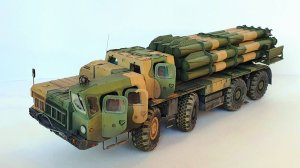 Сборка модели РСЗО СМЕРЧ, trumpeter, 1/35