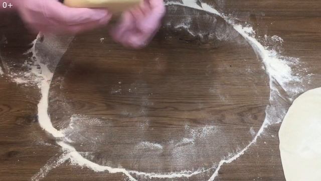 Cамса узбекская из слоёного теста / Uzbek samsa made of puff pastry / Uzbekskaya samsa iz sloyonogo