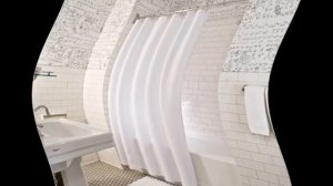 Как повесить штору в ванной