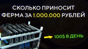 СКОЛЬКО приносит ФЕРМА за 1 000 000 руб- - ЕТН ~ $1 000, альт-сезон наступил-