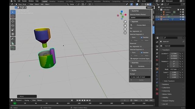 Style2Fab: Functionality-Aware Segmentation for Fabricating Personalized 3D Models with Generativ.. смотреть онлайн