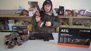 Афигительная болгарка на аккумуляторах 18М от AEG / RIDGID