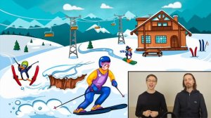 Skiing In The Mountains  |  Advanced English Conversation With British Native Speakers