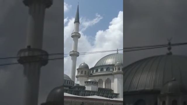 taksim square istanbul mosque ! turkey second biggest mosque