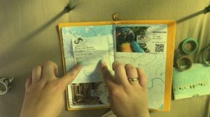 Оформление в путешествии // тревелбук //traveler's notebook