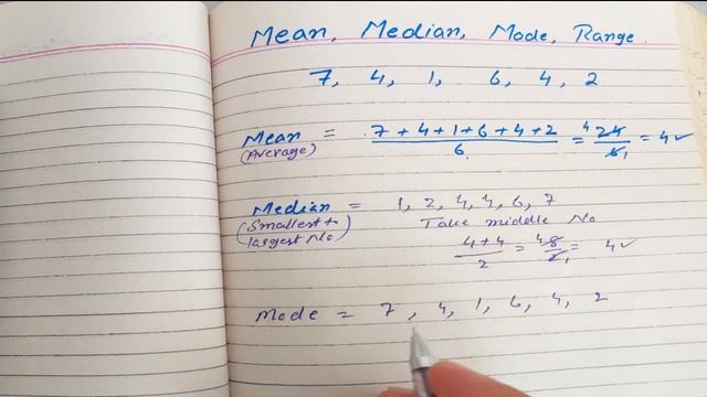 math concept | Mean Median Mode and Range | how to find mean median mode and range смотреть онлайн
