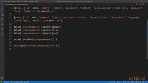 Python - Curso: 21 Creación de Objetos para un Diccionario y la Creación de un Archivo JSON