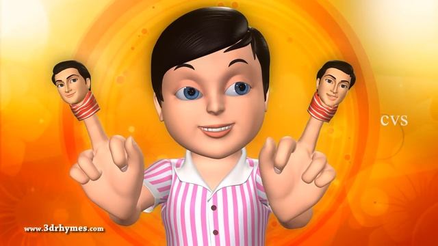 Where is Thumbkin - 3D Animation Finger Family Nursery Rhymes for children смотреть онлайн