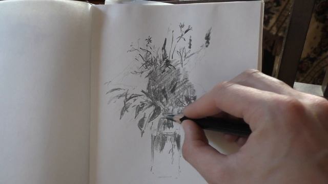 Цветы. Графика. Художник, Федор Усачев. смотреть онлайн