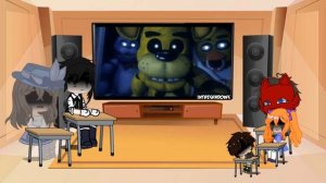 Past Aftons react to ? WE WANT OUT | FNAF SFM (COLLAB) ?