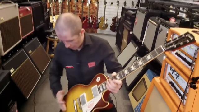 Gibson Custom 1958 Les Paul Reissue Plain Top VOS смотреть онлайн