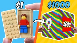 Коробка LEGO MYSTERY за 1 доллар против 1000 долларов… перевод - TD BRICKS