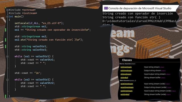 212.- Curso de C++ Avanzado.Clases stream para string. смотреть онлайн