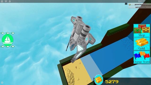 Звездолет vs Самолет в лодках роблокс | Build a Boat roblox | Helldiver vs Spaceship fighter смотреть онлайн