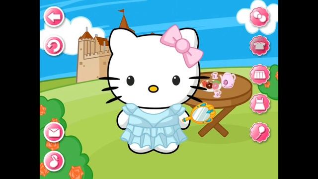 Hello Kitty! Игра одевалка! Серия 4! Игра для девочек смотреть онлайн