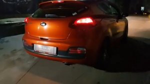 Злой выхлоп на kia Ceed 1.6 2014 года