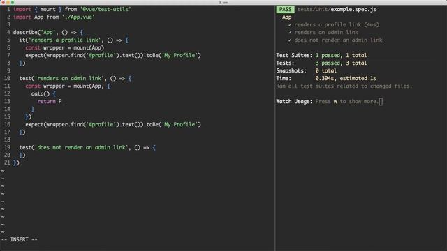 [Testing Vue 3 apps] 1.14 - Conditional Rendering