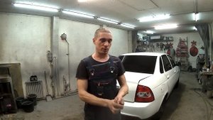 Приора. Пескоструим. Грунтуем. Наносим распыляемый герметик и мовилим. Часть 2