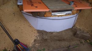 Погреб из бетонных колец. Термоизоляция.