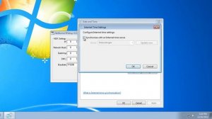 NTP Network Time Server Setup (Windows 7)
