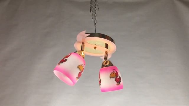 Люстра (светильник потолочный) 4268/2FGD WT+PK E27 споты (арт ЭС00136)! смотреть онлайн