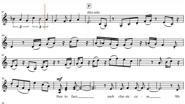 Sade - SMOOTH OPERATOR C-Instruments Play along