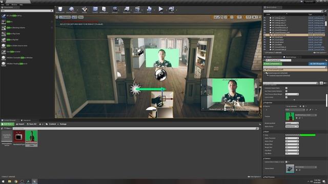 Unreal Engine 4 Green Screen Tutorial using Composite Plane