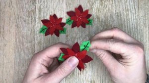 Santa Poinsettia Tree Bucilla Stocking | Part 3/3