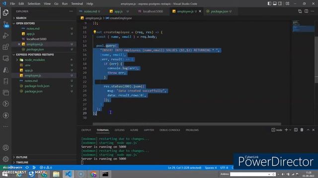 Build Restful APIs with Nodejs,Express and PostgreSQL in hindi 2022 |Nodejs tutorials for beginners