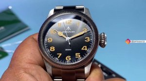 MIRIP HAMILTON PIONERR KHAKI - Jam Tangan Pilot Murah Steelflier Macho by Steeldive