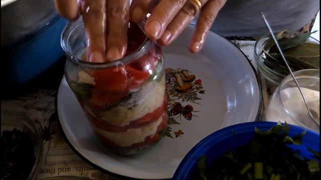 ОБАЛДЕННЫЙ МАРИНОВАННЫЙ КРАСНЫЙ ПЕРЕЦ  С КАПУСТОЙ  НА ЗИМУ
