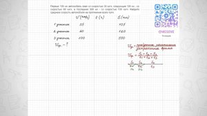 Первые 105 км автомобиль ехал со скоростью 35 км/ч, следующие 120 км - со скоростью 60 км/ч