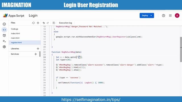 Optimized User Registration System: Apps Script, HTML, Bootstrap | Web Dev Tutorial ??