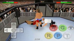 Wrestling Revolution 3d gameplay. How to win "Shoot fight" match by stoppage and win.