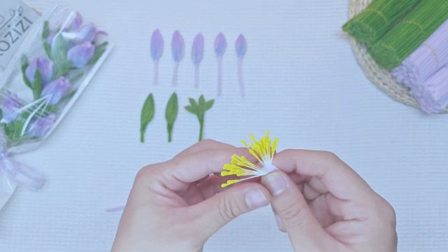 モールで作る美しいリンドウ(竜胆)の花束！手作りの楽しさを味わおう！敬老の日や母の日にぴったりの手作りギフト！