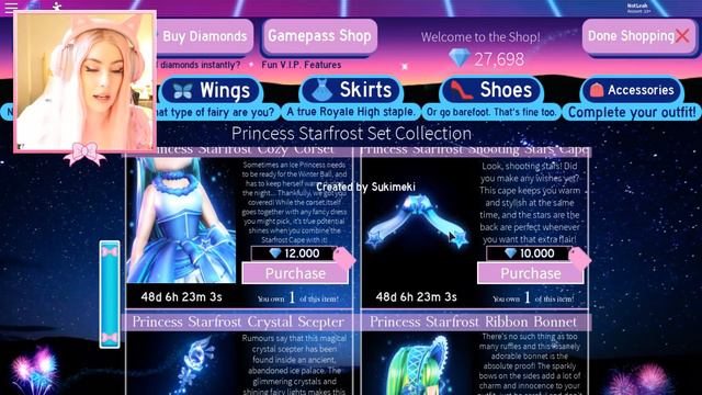 Spending All My Money On The NEW PRINCESS STARFROST Collection In Royale High! Roblox Royale High смотреть онлайн