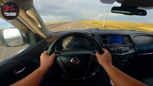 NISSAN PATROL Y62 5.6L V8 POV TOP SPEED TEST DRIVE AUTOBAHN