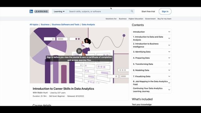 3 Free Data Analytics Courses with Free Certificates on LinkedIn Learning