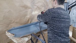 Обработка внутренней поверхности крыла.