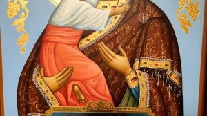 Рукописная Владимирская икона Пресвятой Богородицы