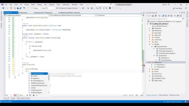 How to Create CRUD Operations Using Repository Pattern in ASP.NET MVC