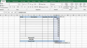 How to Create Invoice in Excel | Invoice creation | Microsoft Excel