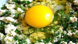 Лаваш с сыром и зеленью в духовке