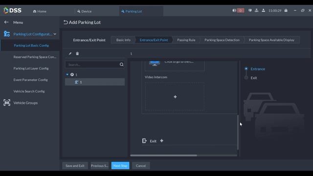 Настройка камеры ANPR и платформы DSS Professional