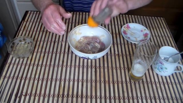 маринование мяса с пивом